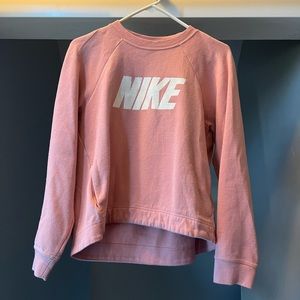 Pink Nike sweater